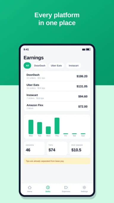 GigProfit screenshot 2