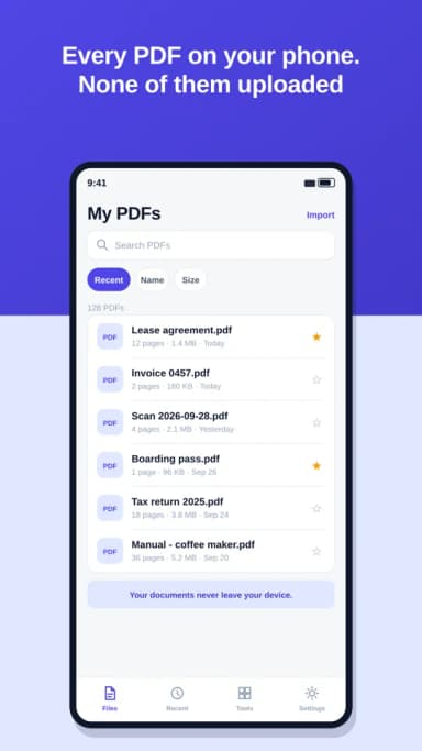 PDF Desk screenshot 1